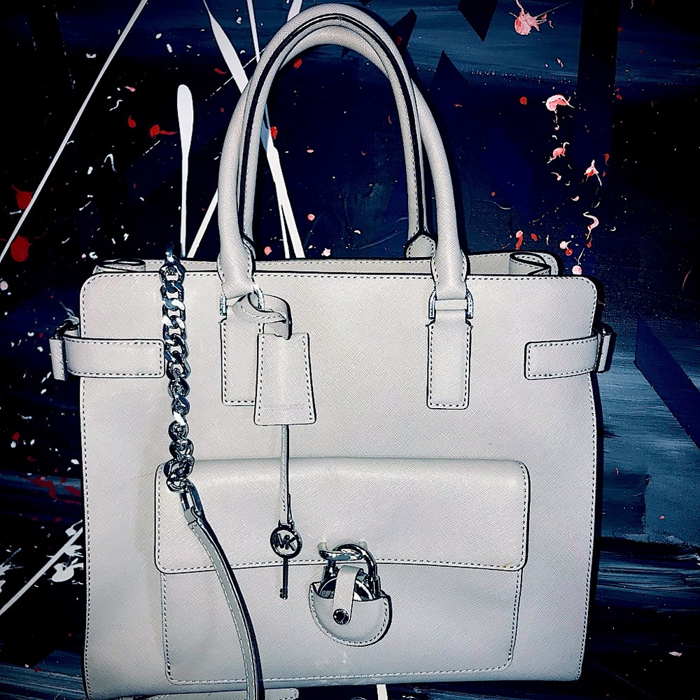 Michael Kors Hamilton Satchel Shoulder Bag Handbag Purse